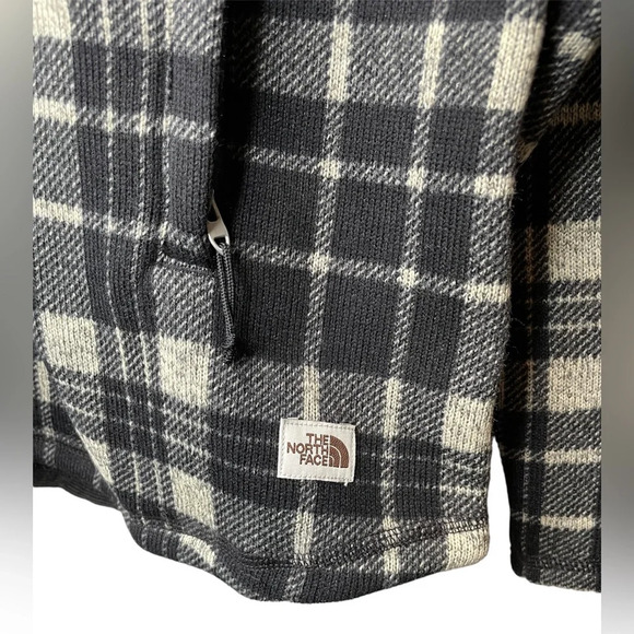 The North Face Women's Crescent Hooded Fleece Pullover Heritage Plaid Size Small - Picture 7 of 14